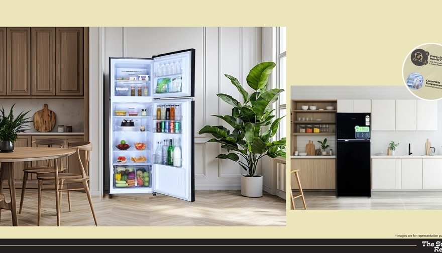 Croma 274 Litre Convertible Double Door Fridge