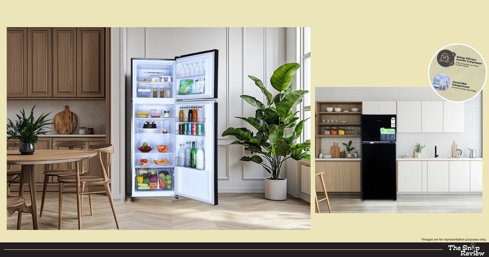 Croma 274 Litre Convertible Double Door Fridge