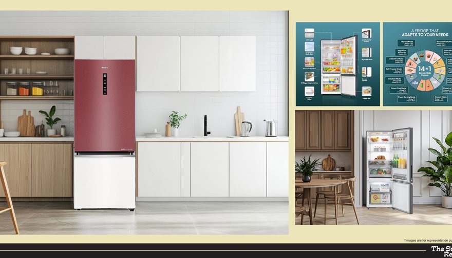 Haier 445 Litre Convertible Double Door Fridge