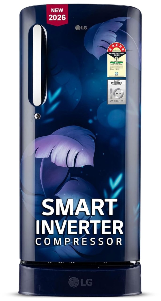 LG 185 Litre 5 Star LG 185 L, 5 Star, Smart Inverter, Direct Cool Single Door Refrigerator