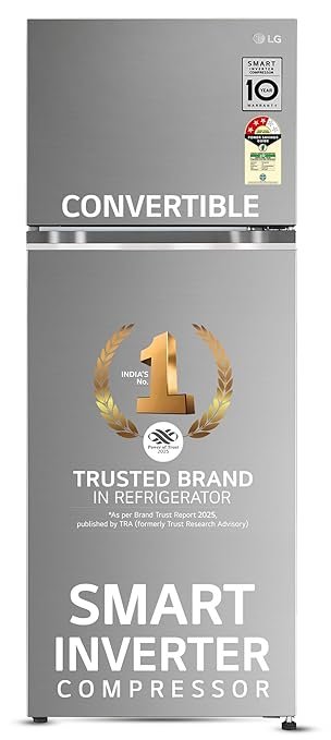 LG 272 L 3 Star Frost-Free Smart Inverter Compressor Double Door Refrigerator