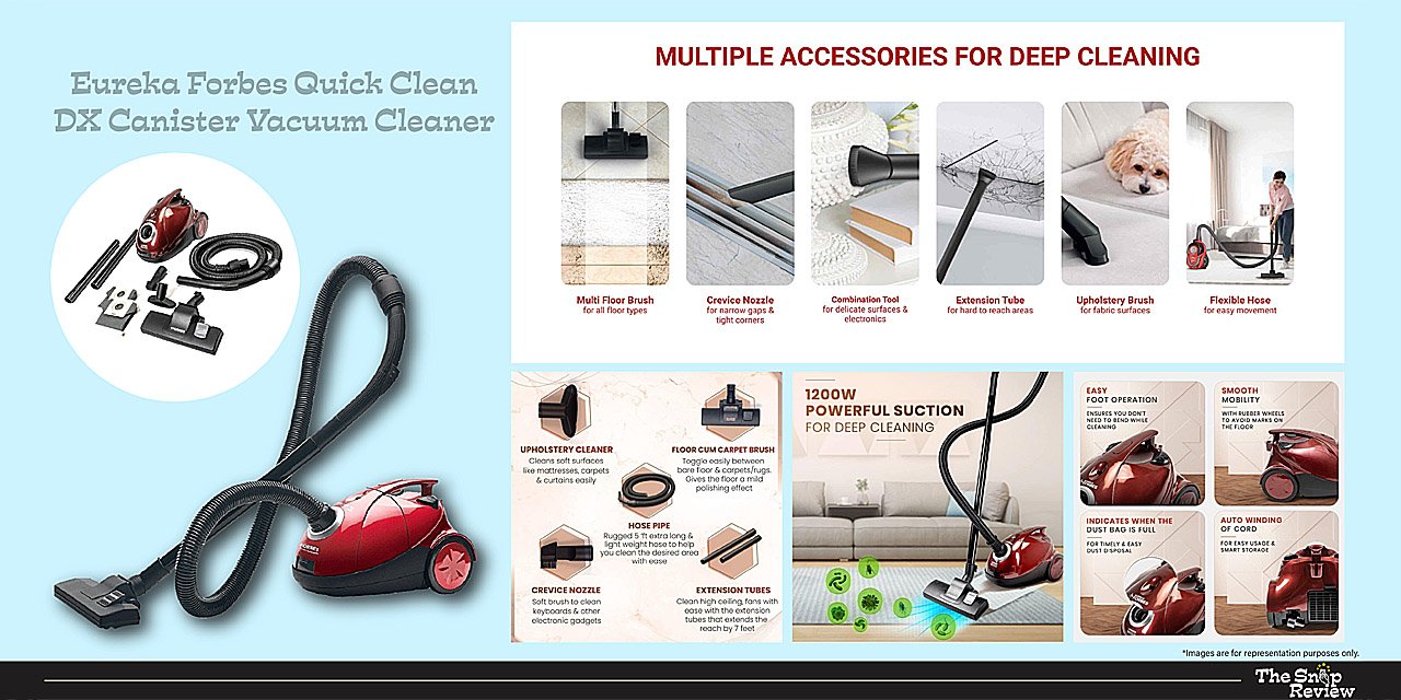Eureka Forbes Quick Clean DX Vacuum Cleaner Review