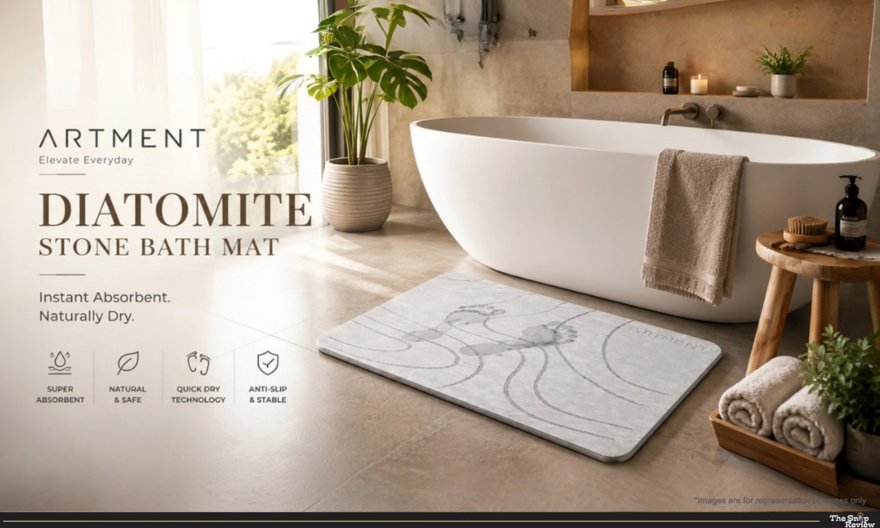 ARTMENT Diatomite Stone Bath Mat