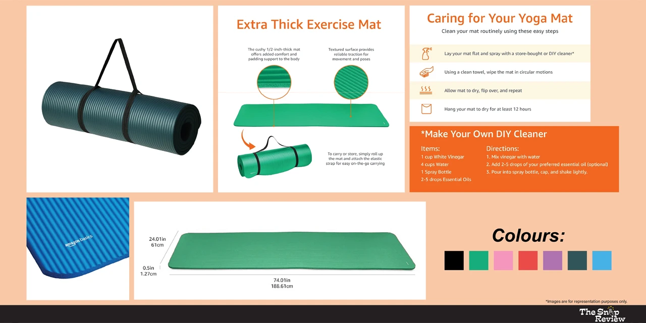 Amazon Basics NBR Yoga Mat Review