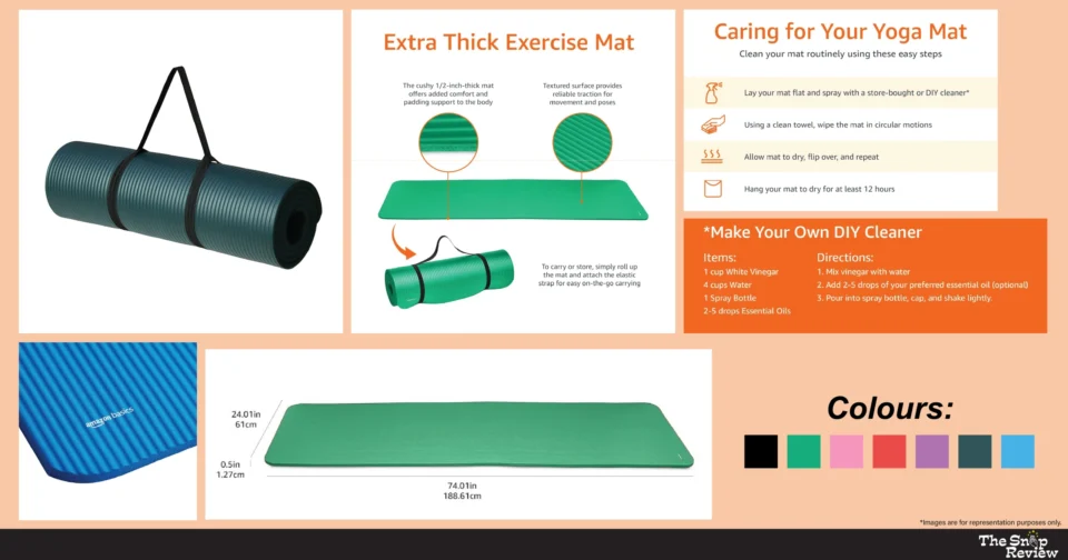 Amazon Basics NBR yoga Mat Amazon Basics NBR yoga Mat