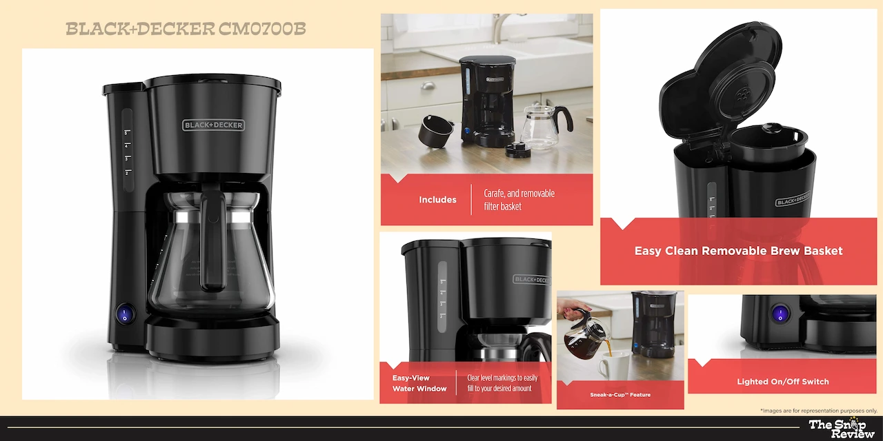 BLACK+DECKER CM0700B Coffee Maker