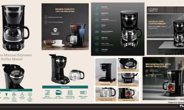 Croma Manual Espresso Coffee Maker