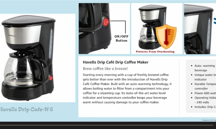 Havells Drip Cafe-N 6 Coffee Maker