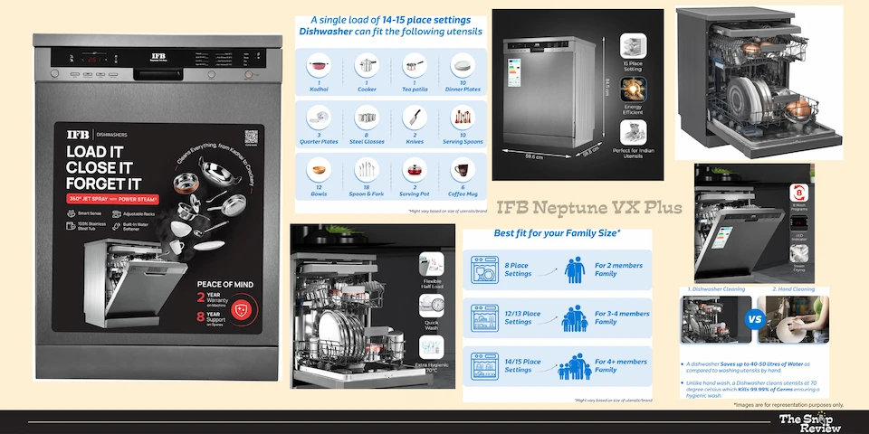 IFB Neptune VX Plus Dishwasher (1) IFB Neptune VX Plus Dishwasher