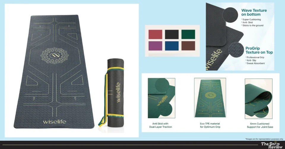 WiseLife Alignment Yoga Mat 2560px WiseLife Alignment Yoga Mat