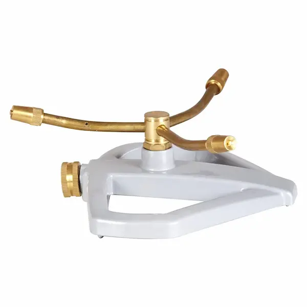 Divine Tree Brass 3 Arms 360 Degree Automatic Rotating Lawn Sprinkler Divine Tree Brass 3 Arms 360 Degree Automatic Rotating Lawn Sprinkler