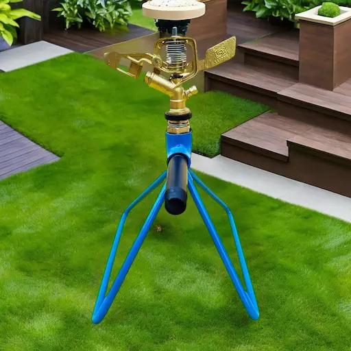 RedBuild Automatic 360 Degree Rotating Brass Sprinkler with Stand RedBuild Automatic 360 Degree Rotating Brass Sprinkler with Stand