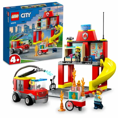 LEGO City Fire Station and Fire Engine