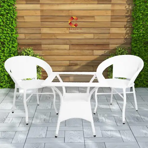 Corazzin Brishi 2-Chair + Table Bistro Set