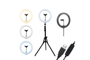 DIGITEK 14 Inch LED Ring Light Stand 2