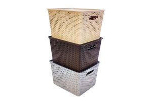 HomeStrap Rectangular Set Of 3 Organizers 2