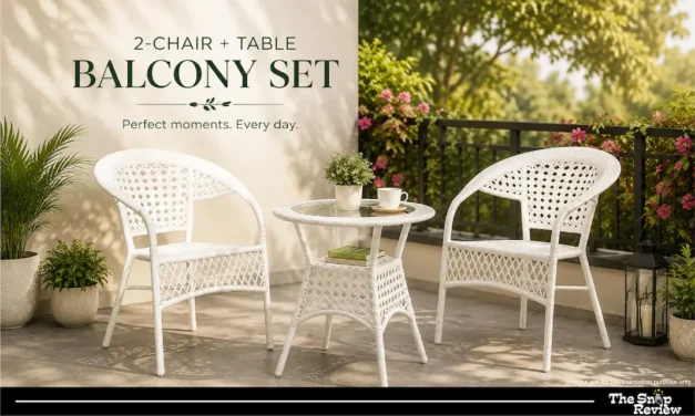 Lotey Homes 2-Chair Table Balcony Set