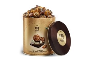 Nutty Tuxedo Chocolate Popcorn