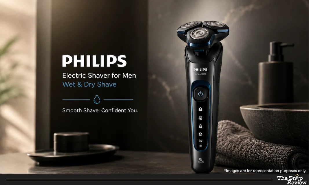 Philips Electric Shaver for Men, Wet and Dry Shave