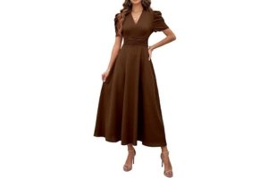 Shasmi Womens V-Neck Maxi Dress