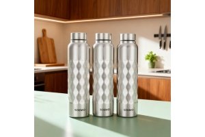 Solimo Stainless Steel Water Bottles