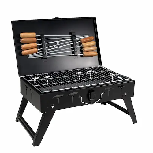 H Hy-tec Briefcase Foldable Barbeque