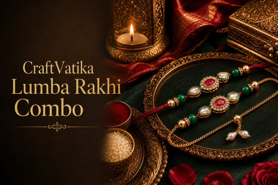 CraftVatika Lumba Rakhi Combo