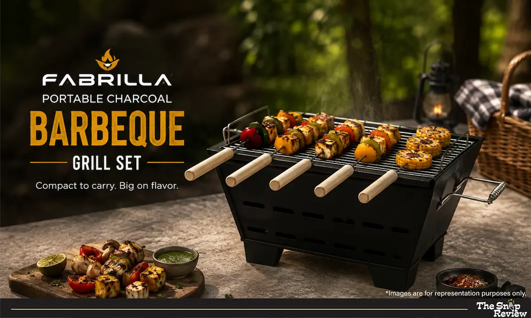 Fabrilla Portable Charcoal Barbeque Grill