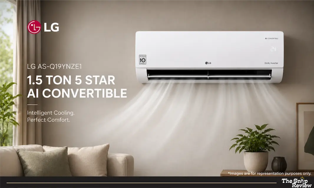 LG AS-Q19YNZE1 1.5 Ton 5 Star AI Convertible 6-in-1