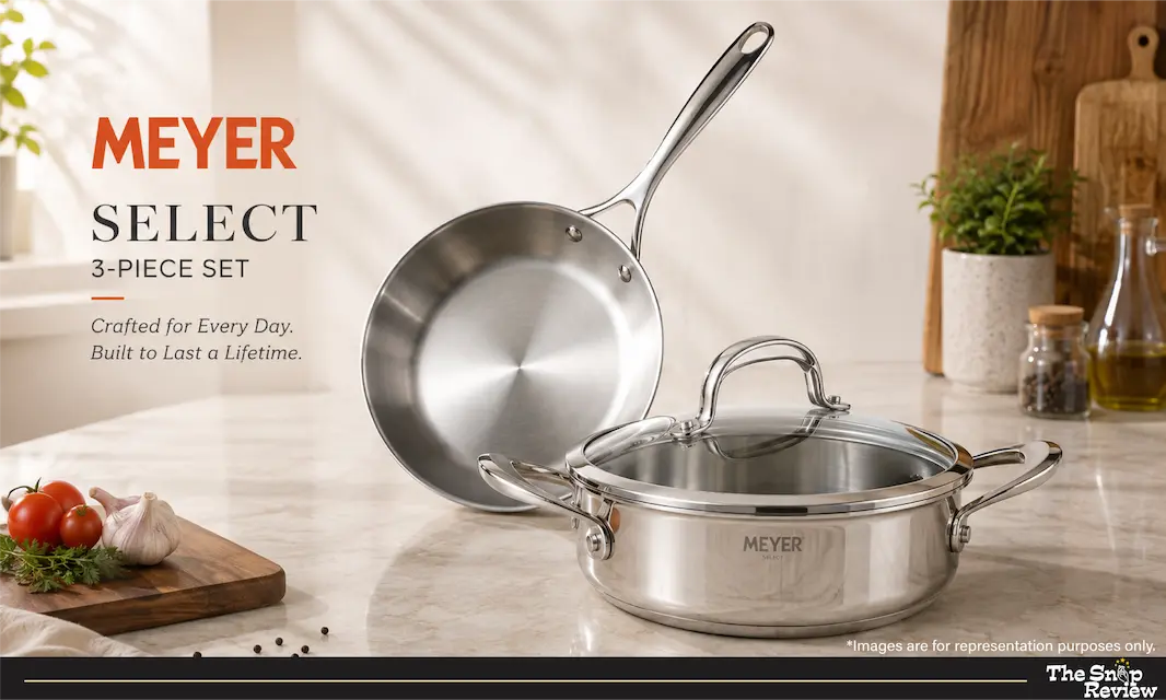 Meyer Select Nickel-Free Stainless Steel 3-Piece Set