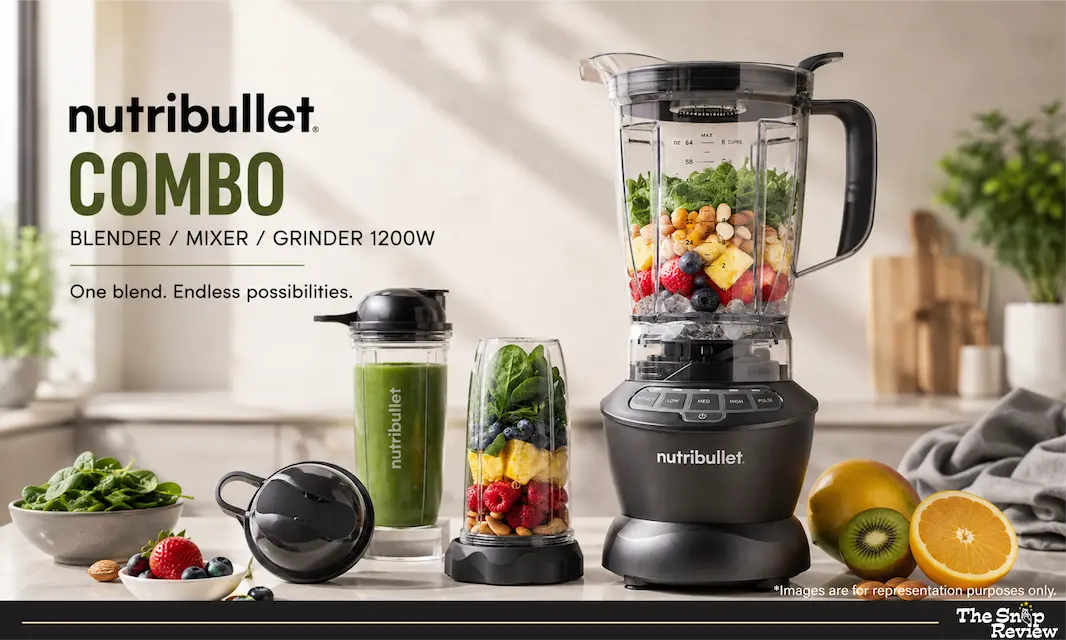 Nutri-Bullet Combo Blender Mixer Grinder 1200W