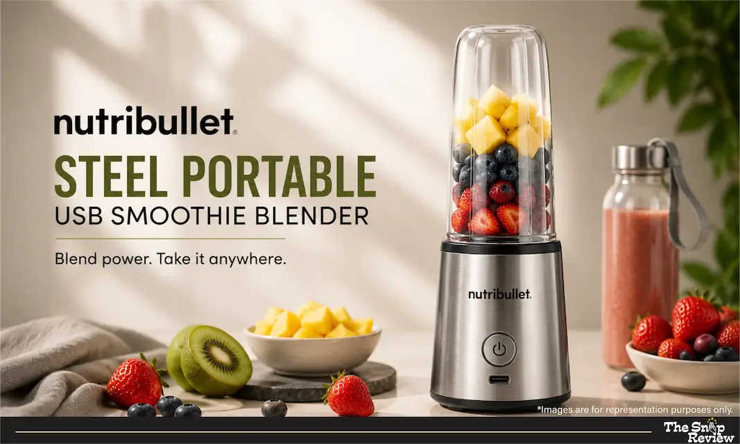 NutriBullet Steel Portable USB Smoothie Blender