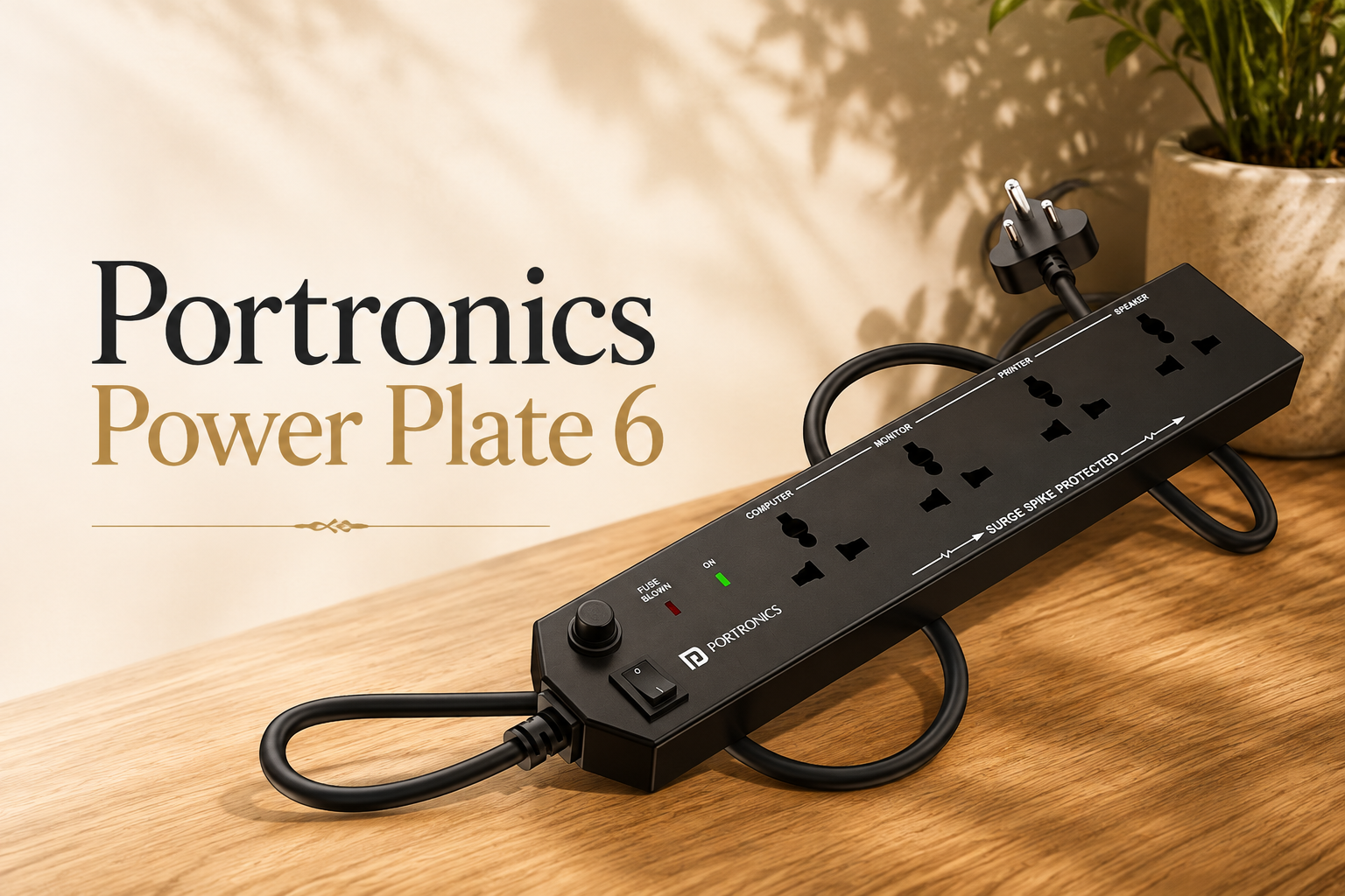 Portronics Power Plate 6