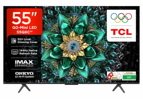 TCL Q6C 55 Inch Mini-LED QLED TV