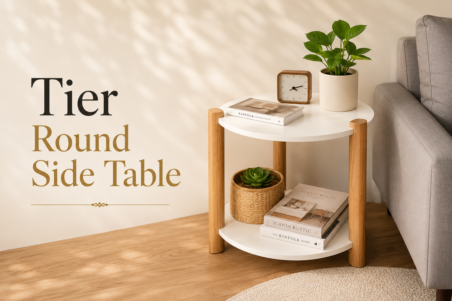 Tier Round Side Table