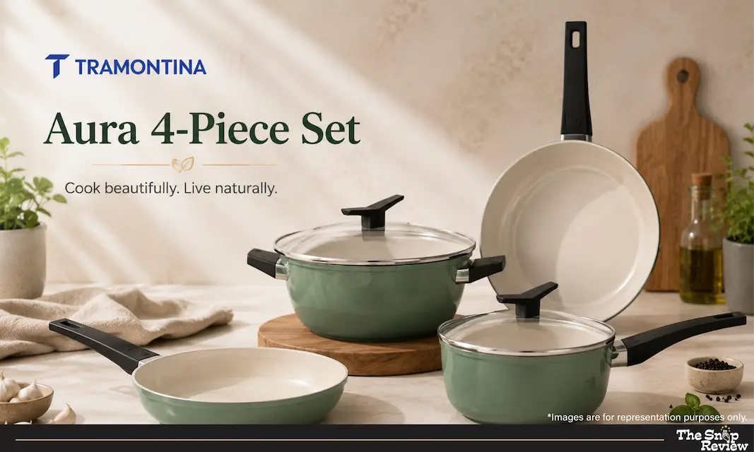 Tramontina Aura 4 PC Ceramic Cookware Set