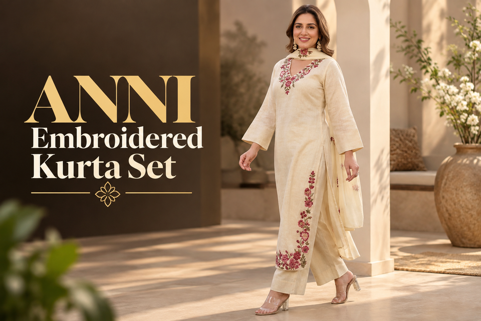 ANNI Embroidered Kurta Set