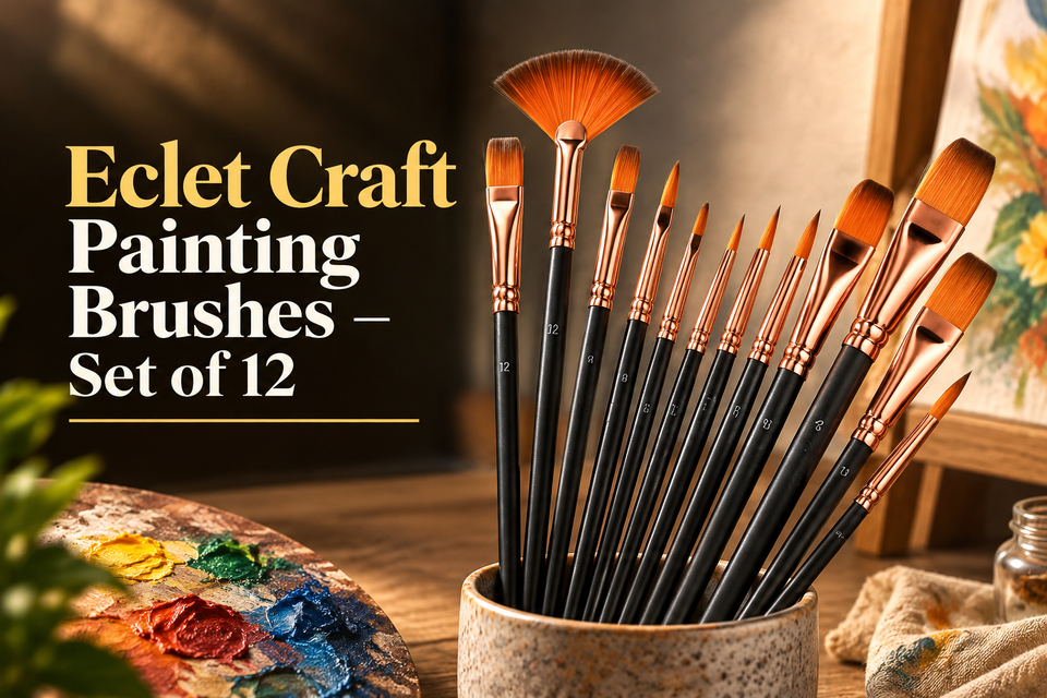 Eclet Craft Painting Brushes