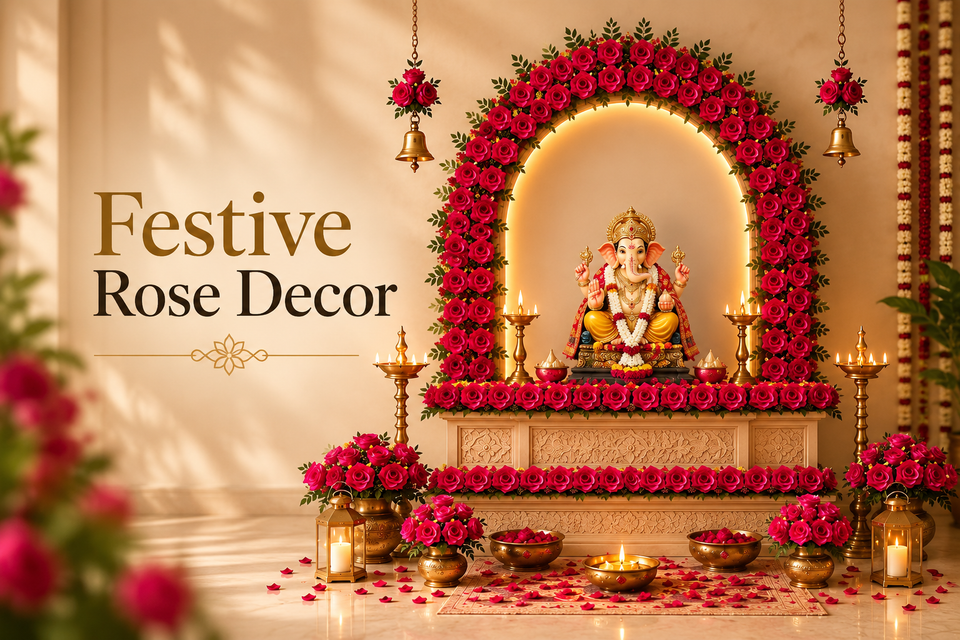 Festive Rose Decor
