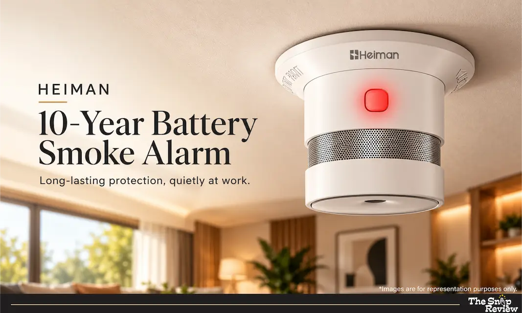 Heiman 10-Year Battery Smoke Alarm