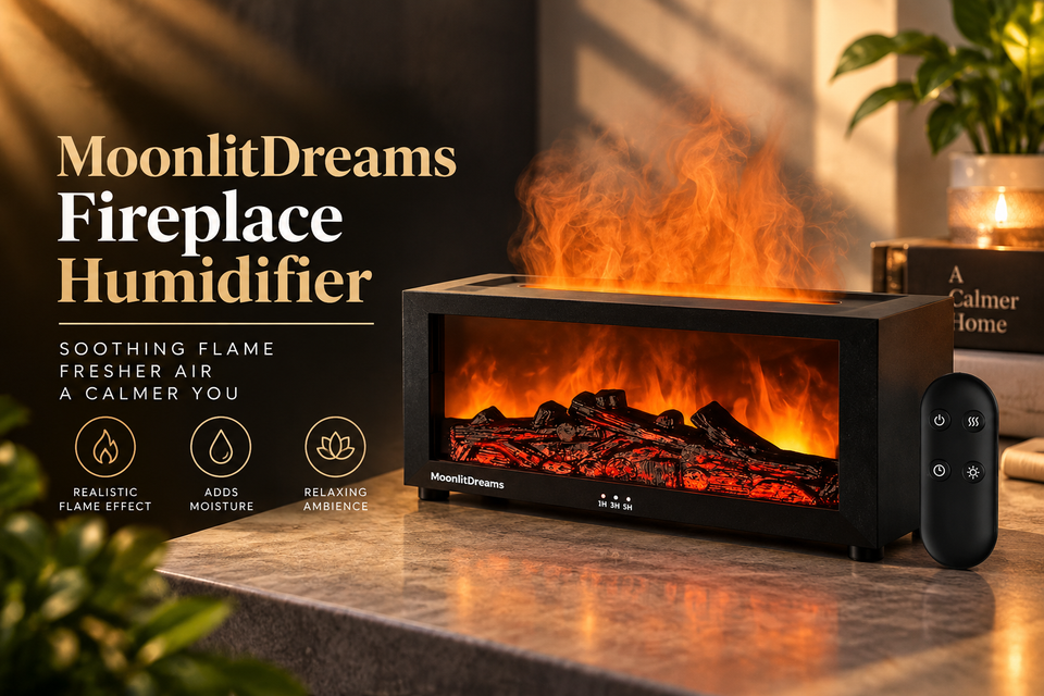 MoonlitDreams Fireplace Humidifier