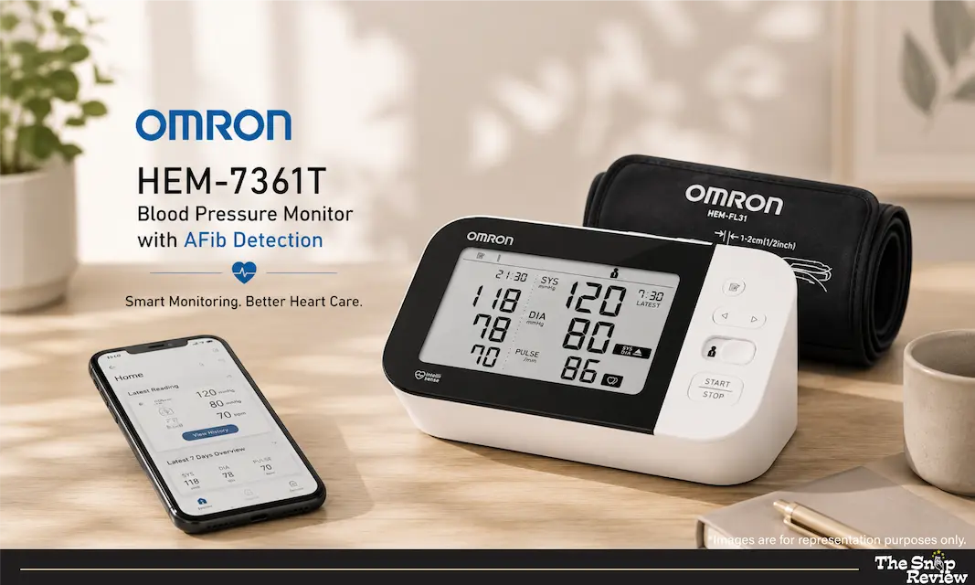 Omron HEM 7361T Blood Pressure Monitor with AFib Detection
