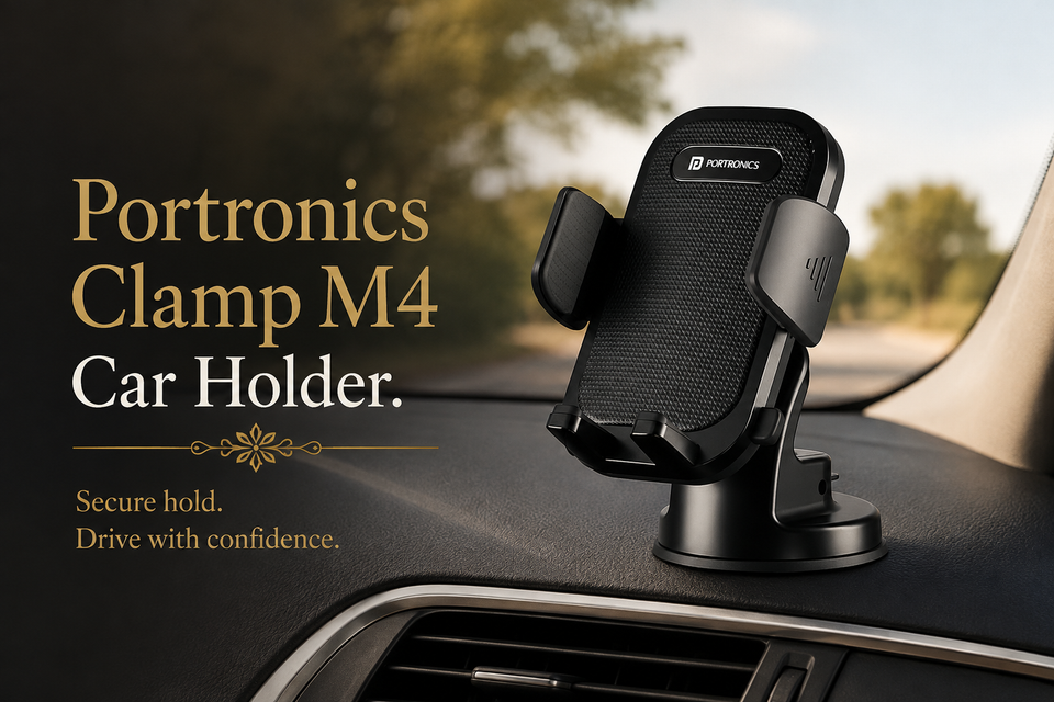 Portronics Clamp M4 Car Holder