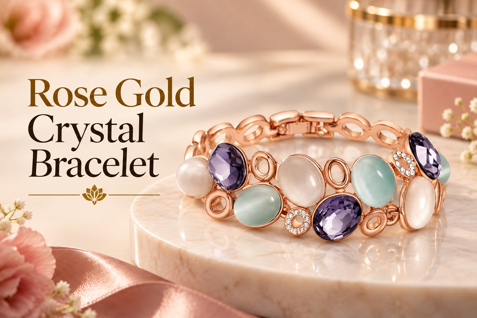 Rose Gold Crystal Bracelet