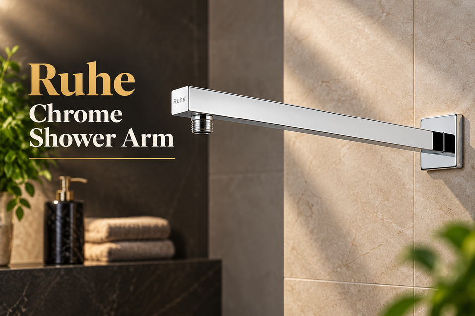 Ruhe Chrome Shower Arm