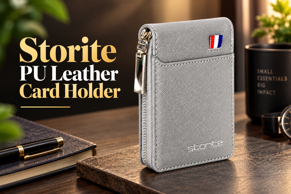 Storite PU Leather Card Holder
