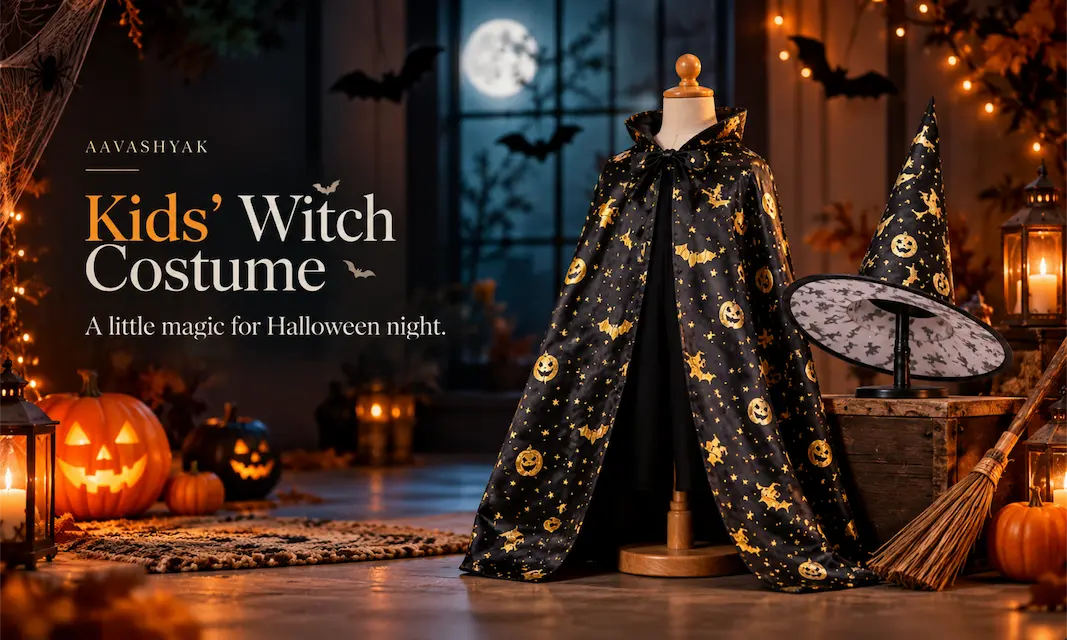 Aavashyak Kids Witch Costume