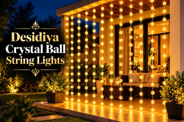 Desidiya Crystal Ball String Lights