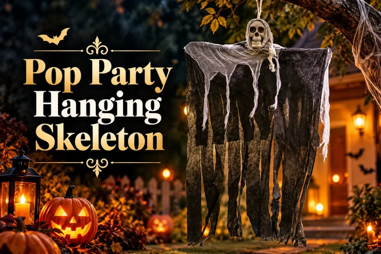 Pop Party Hanging Skeleton