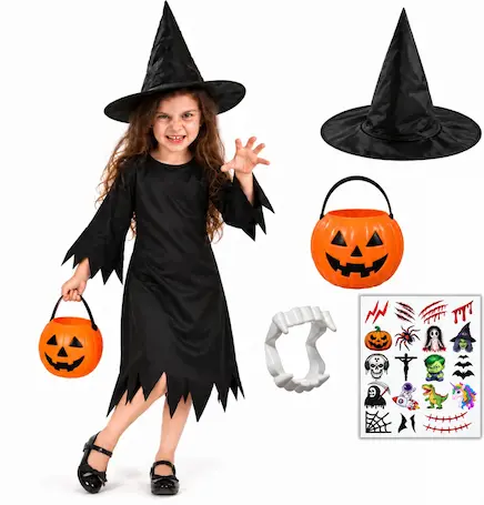 Aavashyak Kids' Witch Costume